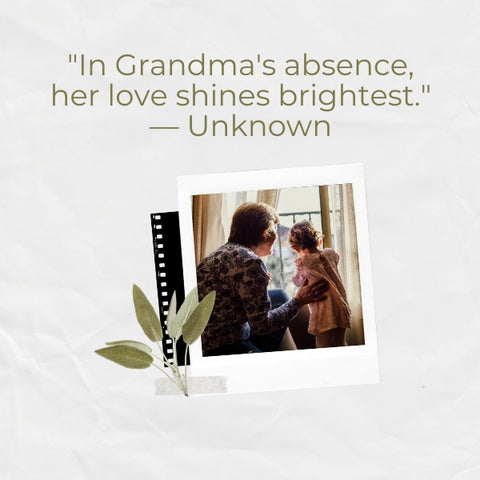 Heartfelt in loving memory quote to cherish the memory of your grandma.