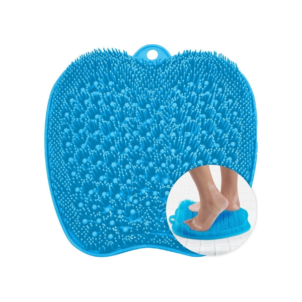 Refreshing shower foot massager, a post-beach relaxation tool.