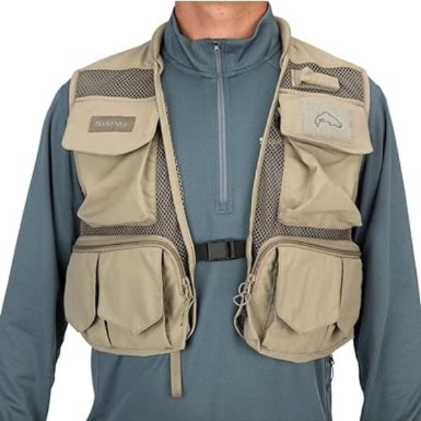 Simms Tributary Vest offers comfort and utility for anglers