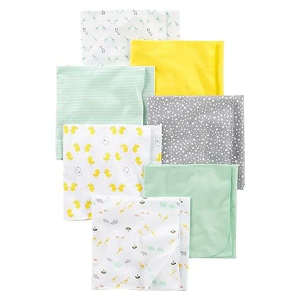 Simple Joys by Carter’s Unisex Babies’ Muslin Burp Cloths, practical and stylish essentials for Baby Day.