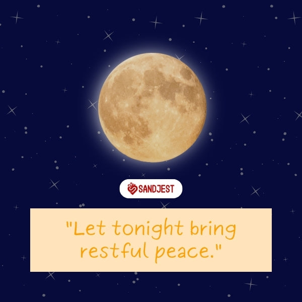 Close the day gently with simple good night messages.