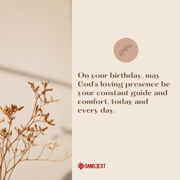 Express heartfelt sentiments with sincere Christian birthday wishes on a classic birthday card