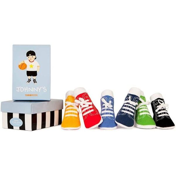 Sneaker Socks for little feet, a stylish and comfy baby boy gift.