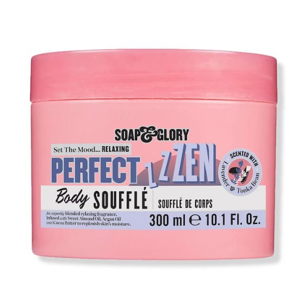 Soap & Glory Perfect Zen Body Souffle for smooth and silky skin.