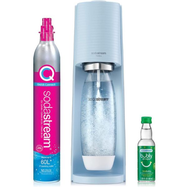 SodaStream Terra Sparkling Water Maker in Misty Blue 50th birthday gift ideas for mom