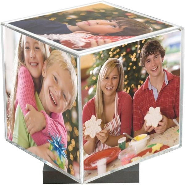 Special photo cube, a keepsake homemade Mother's Day gift.