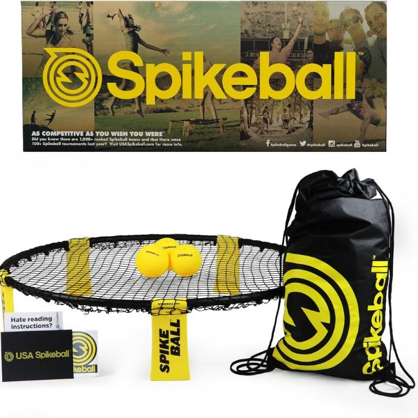 Spikeball 3 Ball Kit, a fun and active game for beach and outdoor, a great Father's Day gift for active dads