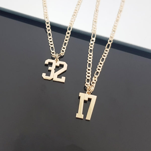 Sport Number Necklace, a personal favorite in football gifts for boys.