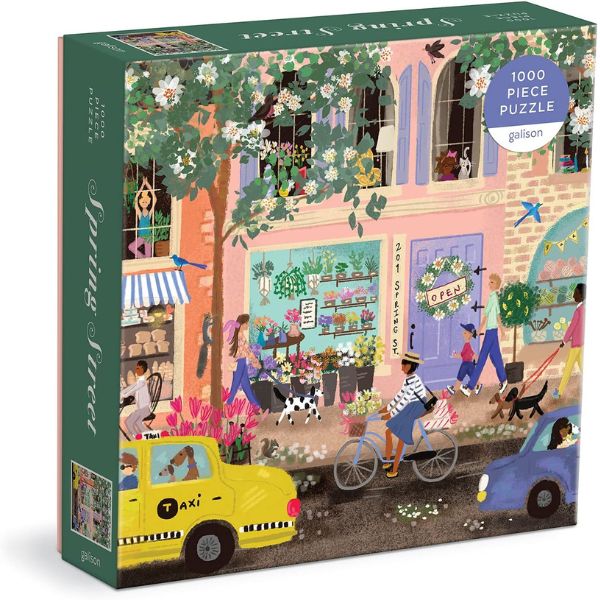 Engaging Spring Street 1000 Piece Puzzle as an entertaining Easter gift for a wife.
