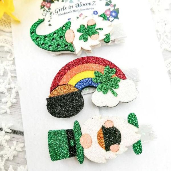 Add a touch of Irish whimsy with St. Patrick’s Day Hair Clips—an ideal accessory for celebrating the day in style.