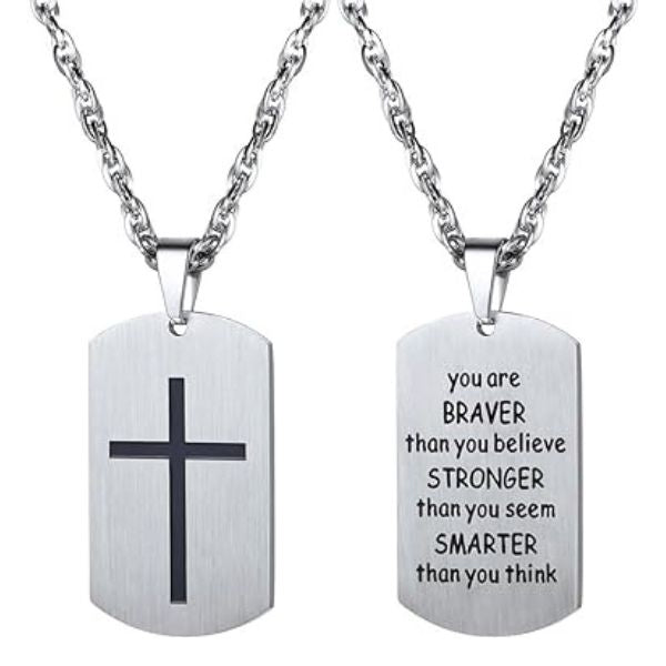 Stainless Steel Cross Jewelry, a durable and meaningful Christian Easter gift for kids