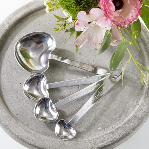 Durable measuring spoons, a practical wedding gift.