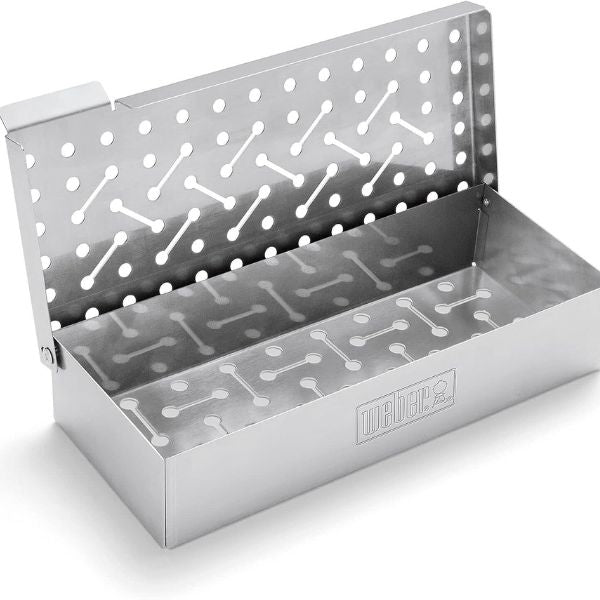Stainless Steel Smoker Box, enhances flavor in dad's grilling dishes