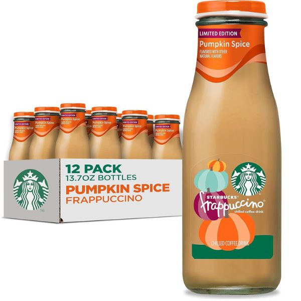 Starbucks Pumpkin Spice Frappuccino, a popular and seasonal thanksgiving teacher gift
