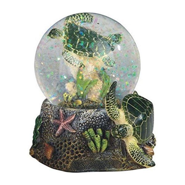 StealStreet 3.75 Inch Marine Life Snow Globe with Sea Turtle, an enchanting aquatic scene for turtle gifts