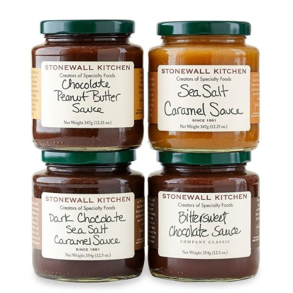 Stonewall Kitchen 4 Piece Dessert Topping Collection, a delectable quartet, transforms ordinary desserts into extraordinary delights for your daughter-in-law's palate.