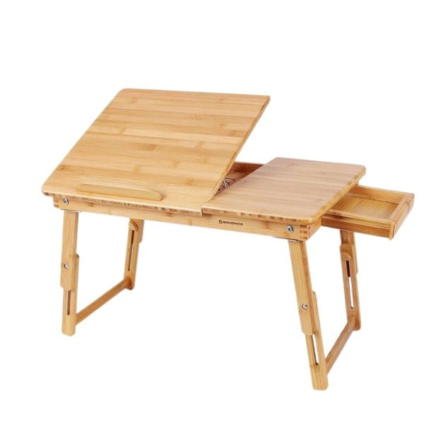 A Store Bamboo Laptop Desk, a practical and space-saving birthday gift for dad's work
