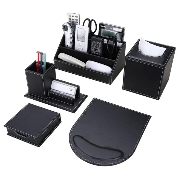 Stylish Desk Organizers, a chic and practical option for Valentines gifts for coworkers, enhancing their workspace with organizational flair.