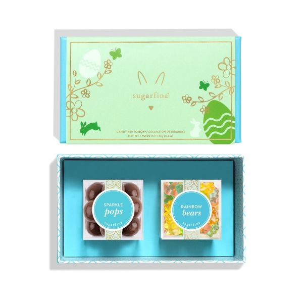Elegant SugarFina Easter 2 Piece Candy Bento Box®, a sophisticated Easter gift for wives.
