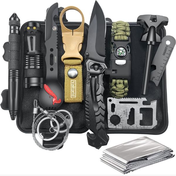 Comprehensive Survival Gear Set, an essential father's day gift for adventurous brothers