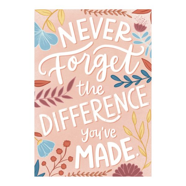 Inspire gratitude with our Never Forget Notebook, a heartfelt male teacher gift capturing the lasting impact of their educational journey.