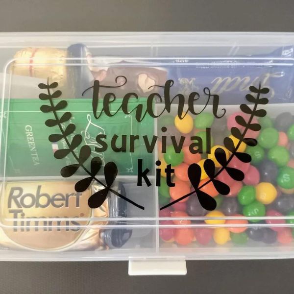 Equip male teachers for success with the Teacher Survival Kit, a practical and thoughtful gift for navigating the challenges of the classroom.