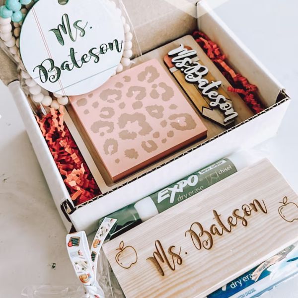 Curated Teacher Gift Box, a collection of thoughtful thanksgiving teacher gifts