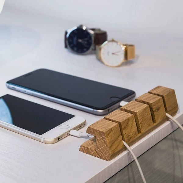 Stay organized with a Tech Cord Organizer, a must-have housewarming gift for couples.