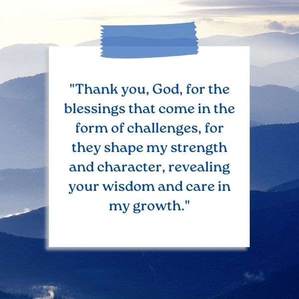 Moving thank you God quotes for His blessings, recognizing the abundance of divine grace