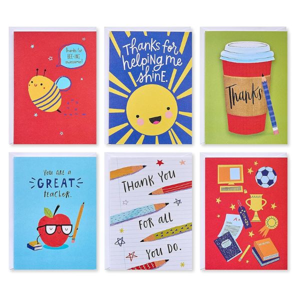 Express gratitude with a heartfelt thank-you note for end-of-year teacher gifts.