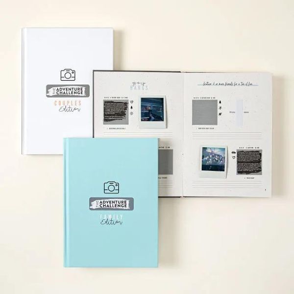 Embark on a creative journey with The Adventure Challenge Scrapbook - a personalized keepsake of shared experiences.