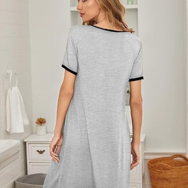 Elegant Layla Nightgown, a serene and graceful valentines gift for mom.
