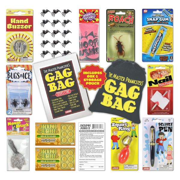 The Master Prankster's Gag Bag Series One Prank Kit - Unleash laughs with the ultimate Father's Day prank kit.