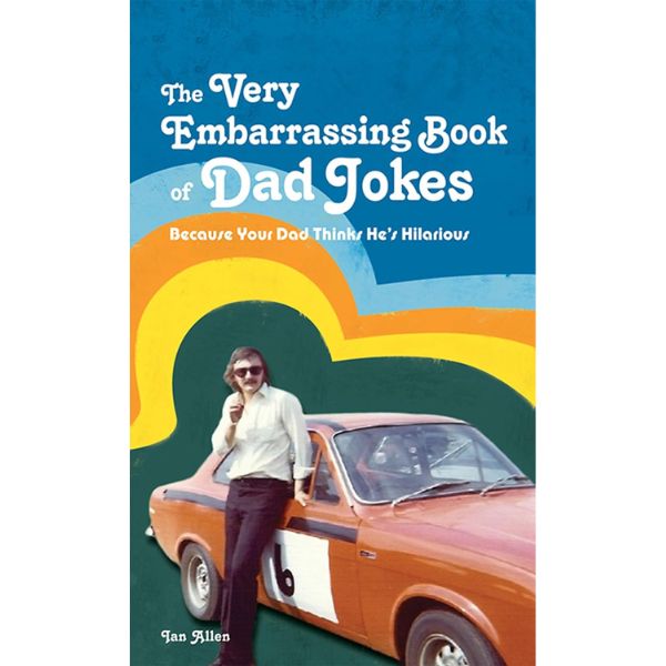 "The Very Embarrassing Book of Dad Jokes" book cover.
