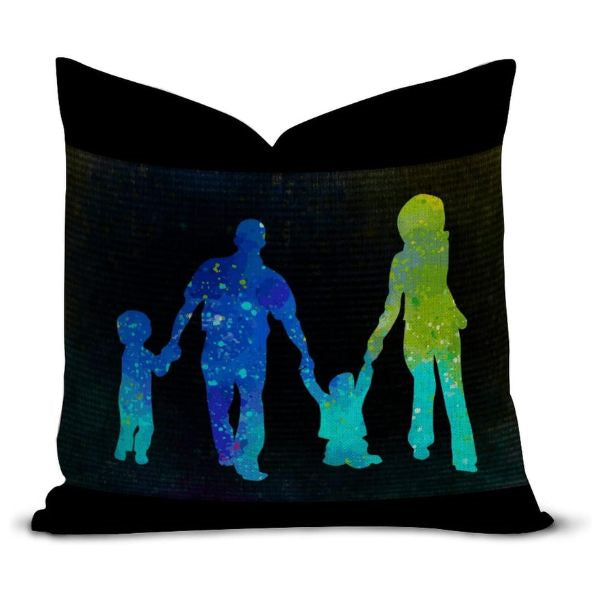 Themed Throw Pillows, decorative and festive Christmas gifts for family comfort and style.