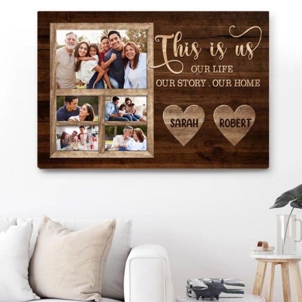 This Is Us Personalized Poster Family Gift christmas gift for stepmom