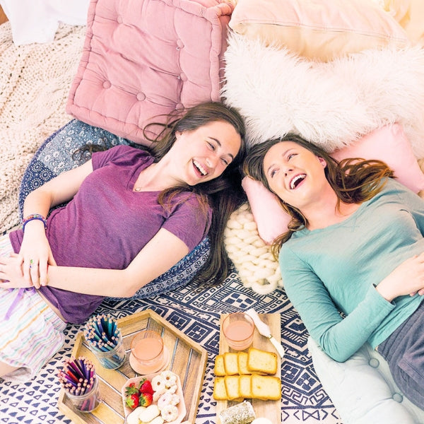 A nostalgic slumber party, perfect for reliving cherished memories on a 50th birthday.