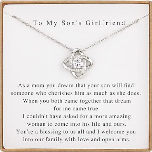 To My Son's Girlfriend Necklace, a sentimental and elegant jewelry piece.
