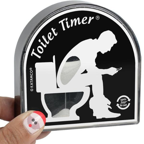 Make Dad's bathroom breaks entertaining with the Toilet Timer – a whimsical Father's Day gift that adds a touch of fun to his private time.