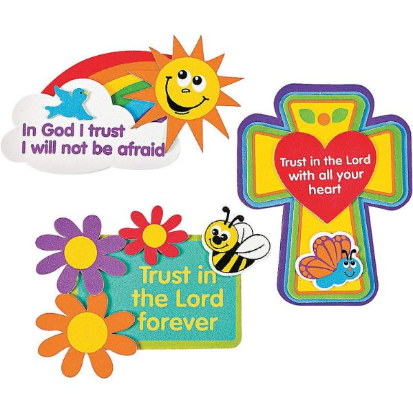 Trust In The Lord Magnet Craft Kits, a creative and faith-building Easter activity for kids