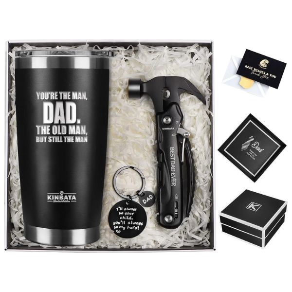 Practical tumbler and hammer multitool set, handy dad gifts