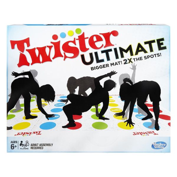 Get twisted with Twister Ultimate, the classic game with a modern spin, perfect for lively gatherings and hilarious moments.