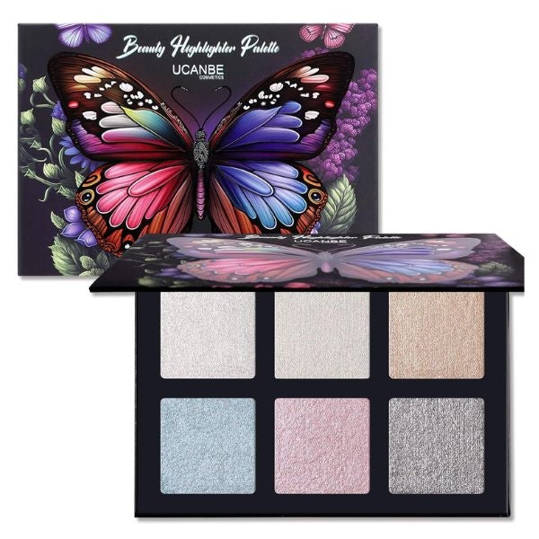 UCANBE 8 Colors Face Highlighter Makeup Palette is a radiant Valentine's gift for daughters who enjoy makeup artistry.