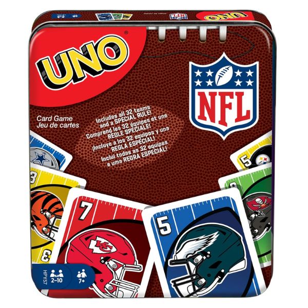 UNO NFL card game, a fun and engaging football coach gift