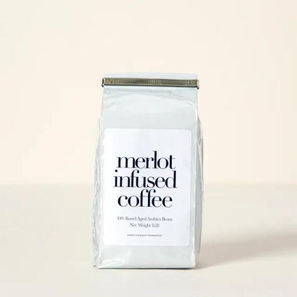 Uncommon Goods Merlot Infused Coffee combines the richness of coffee with the essence of Merlot.