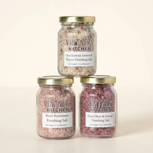 Uncommon Goods Wine-Infused Salts, a gourmet addition to any wine lover's kitchen.