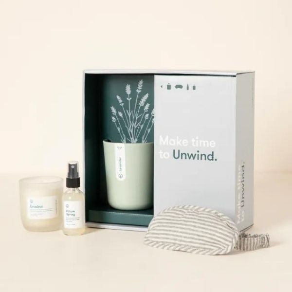 Unwind Lavender Gift Set to help grandma relax and rejuvenate peacefully.