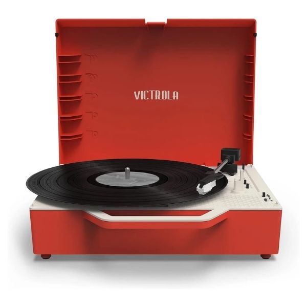 Vintage-inspired Victrola Record Player, an auditory delight as mothers day gifts for grandma.