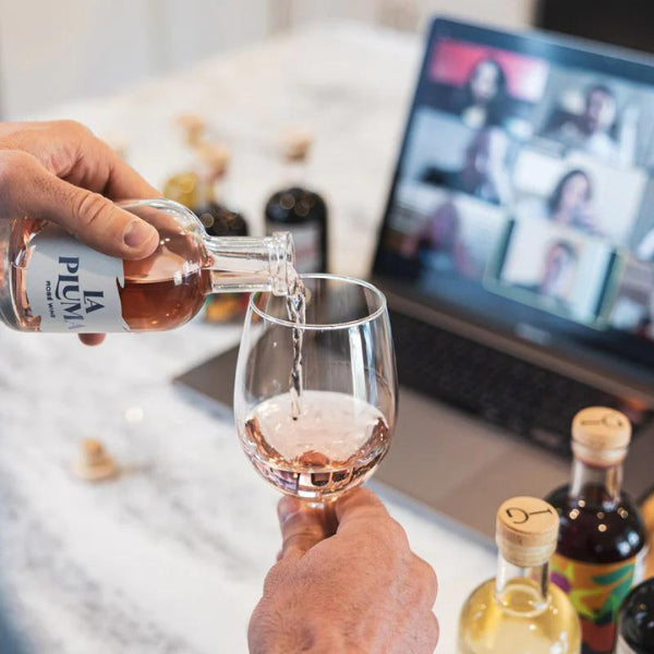 Virtual Wine Tastings experience, a sophisticated anniversary gift for parents