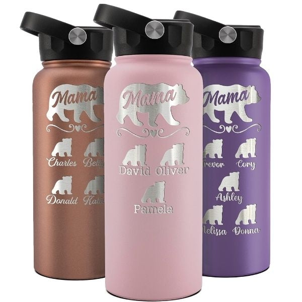 A sleek water bottle is a must-have gift for working moms, ensuring she stays hydrated all day
